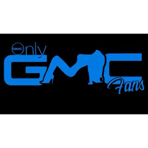 GMC Only Vinyl Car Decal - Blue Design Featuring "GMC" and "Fans" Text - Ideal for Customizing Your Vehicle self-adhesive sticker