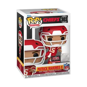 Funko Pop! #303 NFL: Patrick Mahomes II - Kansas City Chiefs Vinyl Figure TargetCon