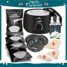 Lifestance V4 L2 Digital Warmer Waxing Kit, Jasmine Edition - 4 Wax Bead Packs (14.1oz Total), 2 Treatment Oils, 42 Items, LED Display, Gentle for All Hair & Skin Types, Bikini Line Hair Removal Tool
