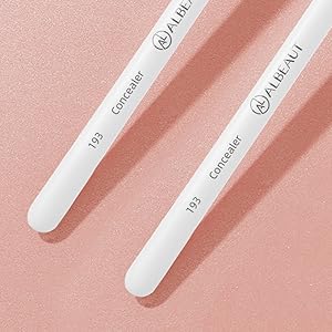 Concealer Brush, Angled Under Eye Makeup Small Foundation Precision Face Blending Brush (193 concealer brush)