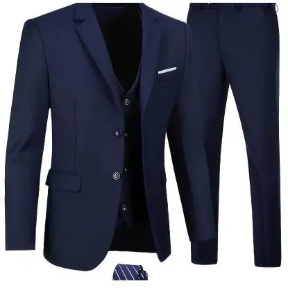 Navy blue double buckle