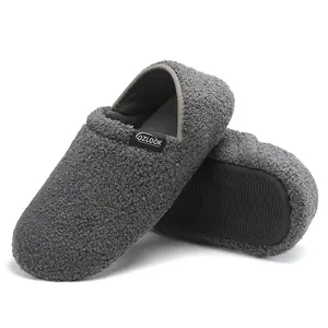 House Slippers for Women and Men, Warm Non-Slip Slip-On Slippers for Indoor and Outdoor Use, Portable Home, Travel, and Hotel Footwear