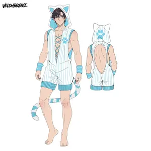 Pre-sale Cat Bodysuit (3-Piece Set） AS43  Velombrance From Koruraclub