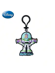 Toy Story Officially Licensed PVC Keychain Figurine Bag Clip Charms Buzz Lightyear Rex Slinky Dog Alien Anime Figure Keychain Backpack Decor Set Disney