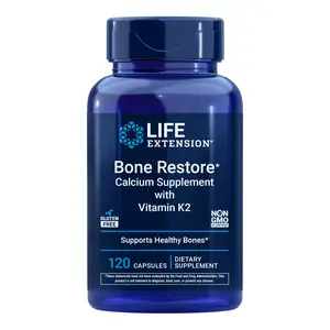 Life Extension Bone Restore with Vitamin K2 120 Capsules