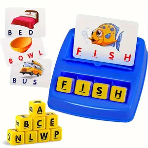 Fun English Spelling Cards, Learning Word Cards, Partially Random Accessories for Word Learningchristmas Stocking Stuffers, Christmas Stocking Stuffers