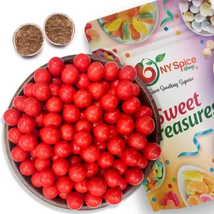 NY Spice Shop Red Sixlets - Round Candy-Coated Chocolate