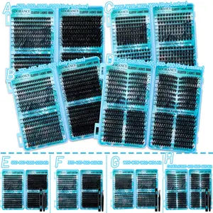 Individual False Eyelashes Kit, Mixed Length & Styles Natural Look Eyelash Extensions, Self Grafting Curl Eyelashes, Diy Eyelash Extensions, Eye Makeup Enhancement, Cosmetic