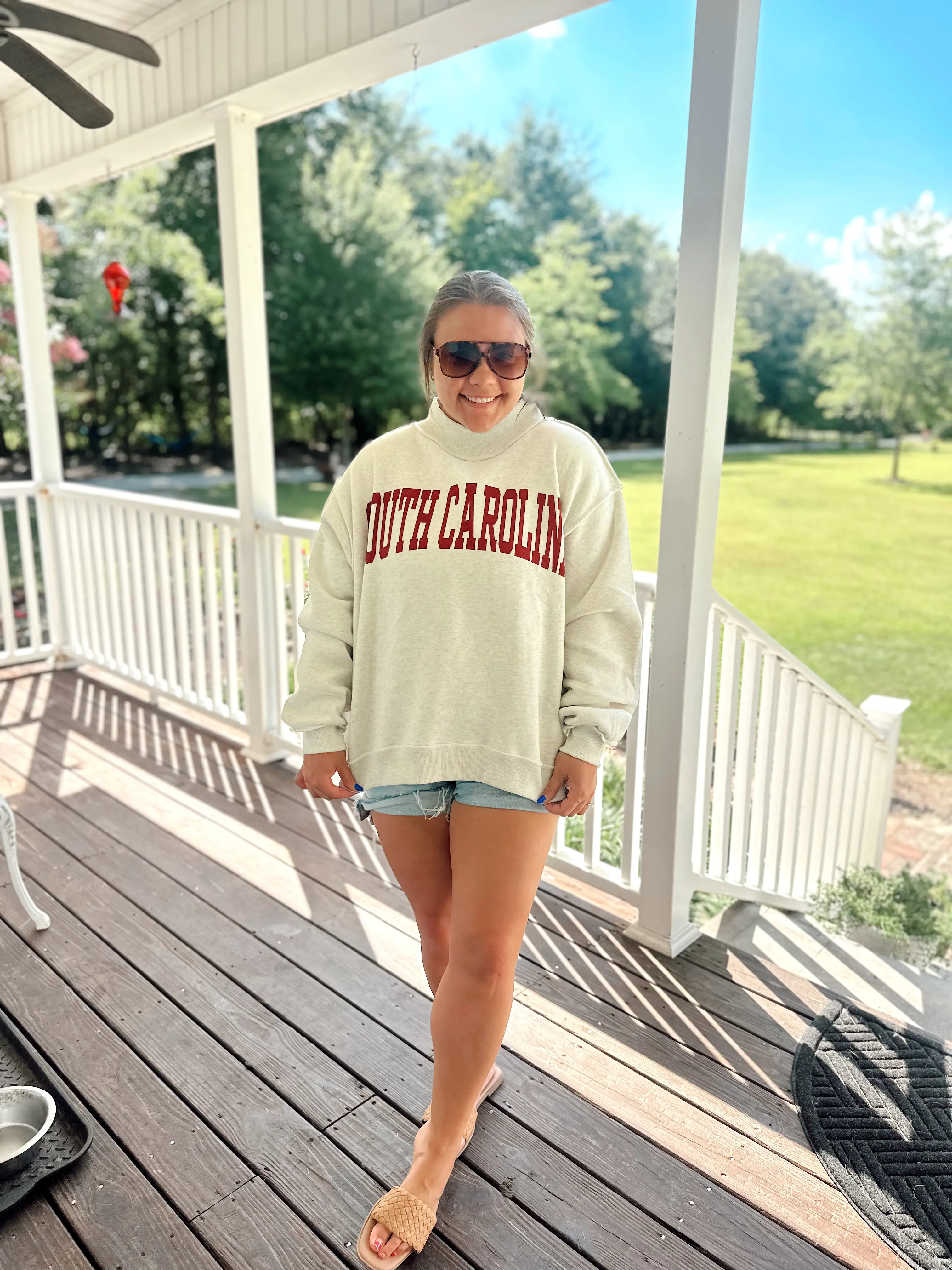 South Carolina Mock-Neck Sweatshirt