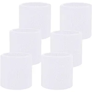 Wristbands Sweatbands for Men & Women, Breathable Tennis Wrist Bands Absorbent Sweat Band Multiuse Wristband for Basketball, Running, Gym, Working Out