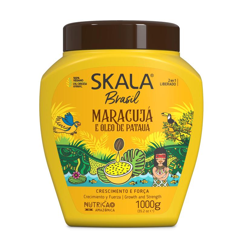 Skala Haircare 6-Pack - 6×1000g Creams Watermelon Coconut Mais Cachos Maracujá & Patauá Treatment for Hydrating Repairing Smoothing All Hair Types Vegan Silicone-Free