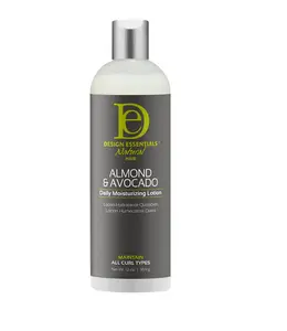 Design Essentials Natural Almond & Avocado Lightweight Daily Haircare Moisturizer Lotion - 12 oz with Jojoba, Olive & Cocoa