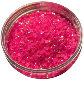 Hot Pink AB Rhinestones for DIY Projects on Various Surfaces Non-Hotfix Adhesive Required for Metal Plastic Tumblers Sneakers Wood and Nails