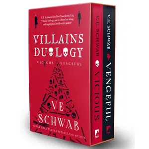 Villains Series Boxed Set with Poster by V. E. Schwab (Vicious, Vengeful) Paperback Slipcase | Includes double-sided poster