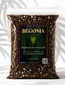 Begonia Mix — Moisture-Balanced Potting Mix for Begonias | Rich, Well-Draining Blend