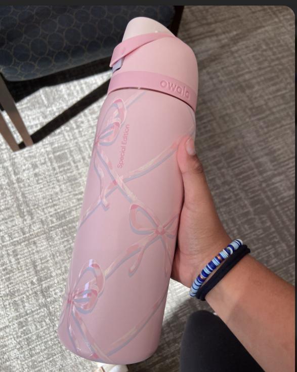 Owala x Urban Outfitters FreeSip 32oz Insulated Water Bottle Sugar Plum Fairy Exclusive Model Leak Proof Built In Straw BPA Free Double Wall Stylish Cute Drinkware Travel Gift for Her