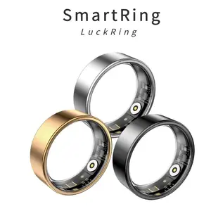 Smart Ring Smartwatch Alternative with Heart Rate HRV Blood Oxygen Sleep Monitor 24h Activity Tracking Gesture Control Fitness Smart Ring for Women Men IP68 Waterproof Sports Health Watch