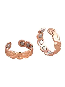 1pc Pure Copper Magnetic Ring for Men, Adjustable Copper Thumb Ring, Simple Style, statement rings, Party Decorations, All Seasons Gift