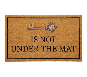 Northlight Key is Not Under the Mat Coir  Doormat 18" x 30"