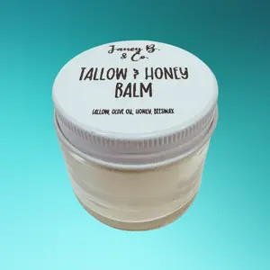 Janey B. & Co. Tallow Balm - Deep Moisturizing, Skin Soothing & Repairing Body Care Moisturizer