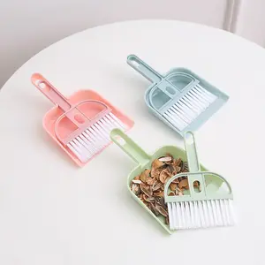 Mini Desktop Broom Dustpan Suit Car Broom Bed-Sweeping Brush Hair Garbage Shovel Small Sweeping Broom Keyboard Brush