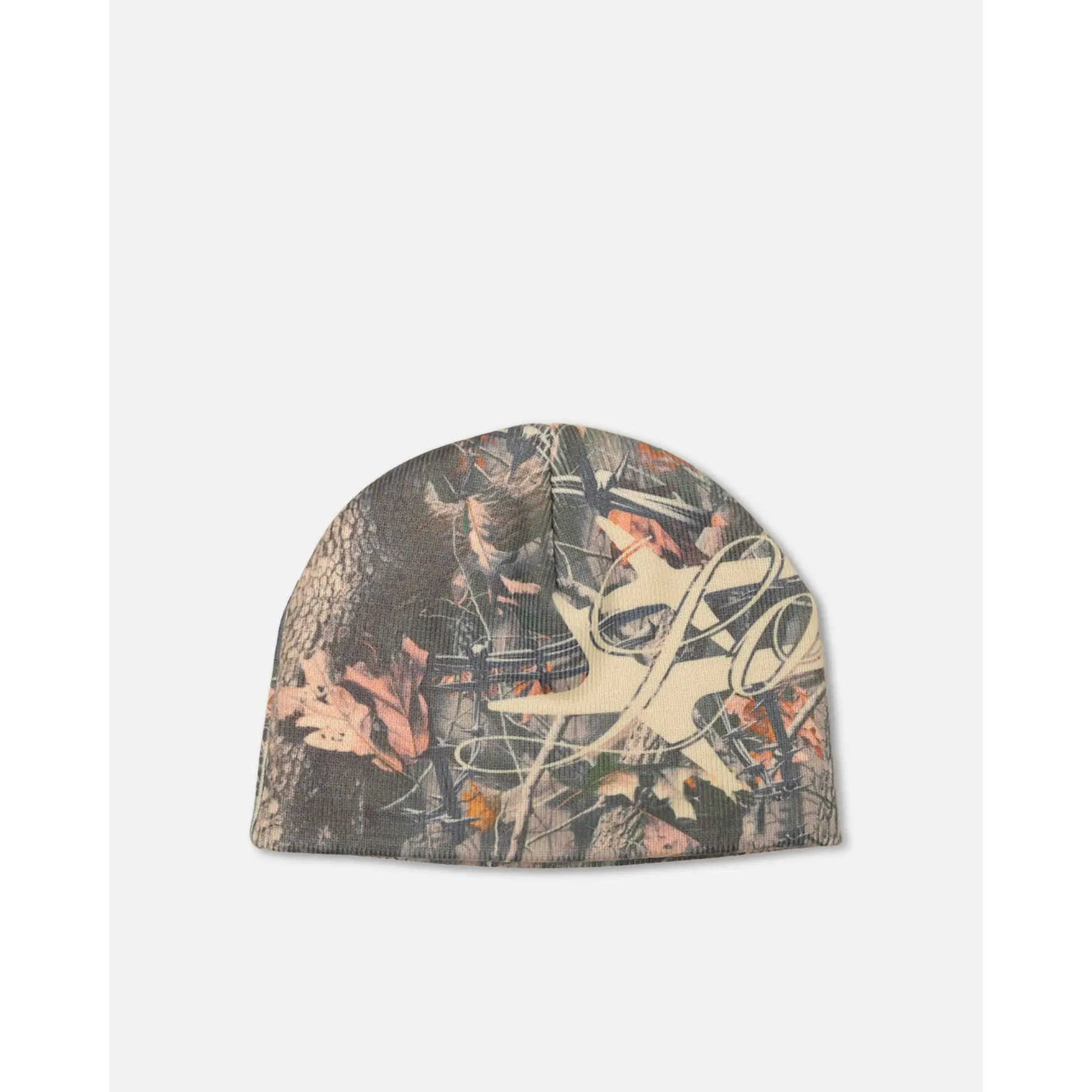 Loiter Hybrid Skull Knit Beanie Tree Camo