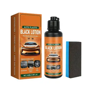 Plastic Restorer for Cars – Removes Oxidation, Dirt & Wax Residue, Dye Infused Waterproof Plastic Restorer, Cars Care Product - Perfect for Faded Bumpers, Trim & Vinyl on Jeeps, Truck Beds, Avalanches & ATV