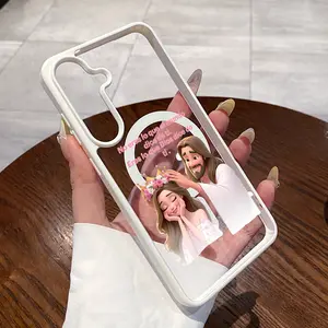 Magnetic Phone Case for Samsung Galaxy S24 Plus S25 Ultra S23 FE Ultra S22+ Divine Coronation Pattern TPU Non-Yellowing Shockproof Anti-Scratch Stylish Smartphone Cover