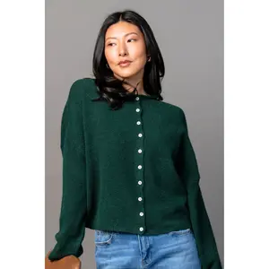 Evanston Cardigan in Pine