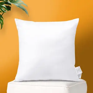 Throw Pillow Insert Fluffy Plump Pillow Stuffer Square Cushion Inner Decorative Pillow Insert for Decorative Cushion Sofa Bed Couch Stuffer Pillow 16 x 16 Inch (1 Pack,16''x16'')
