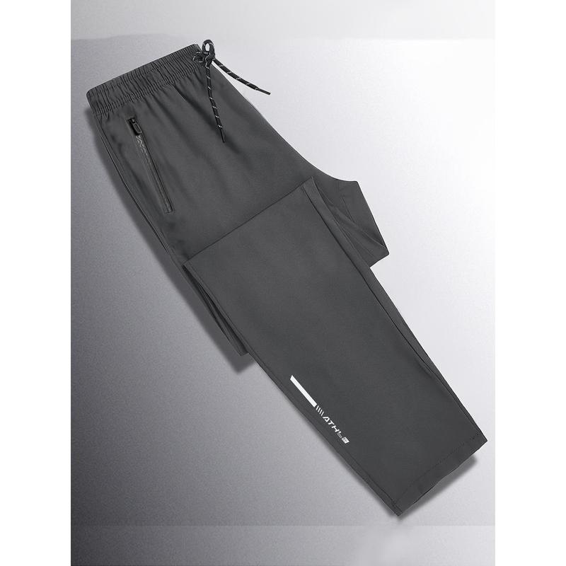 Loose new style sports sweatpants, casual men's pants, spring trendy black sports pants for men, buy one get two free