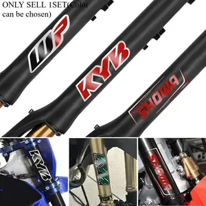 1SET Suspension Brand Creative" Car Sticker for Motorcycle, Car Decoration, Easily Upgrade Vehicle's Professional Off-Road Trendy Style, Brand Logo Design Makes Car Decoration Say Goodbye to Monotony, Show Off-Road Enthusiast Proposition