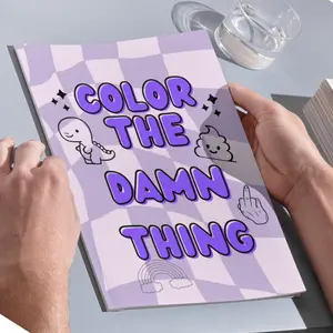 Color Curses: A Stress-Relieving Coloring Adventure for Adults