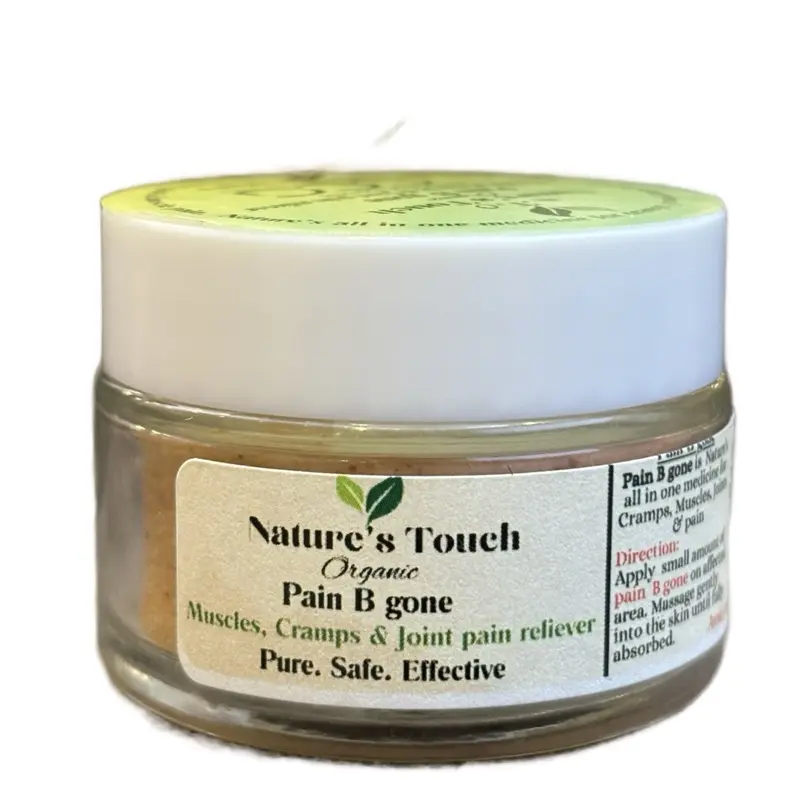 Pain B gone: Nature’s all in one reliever for Muscle & joint pain, menstrual cramps headaches, migraine