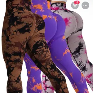 Tie dye sports leggings