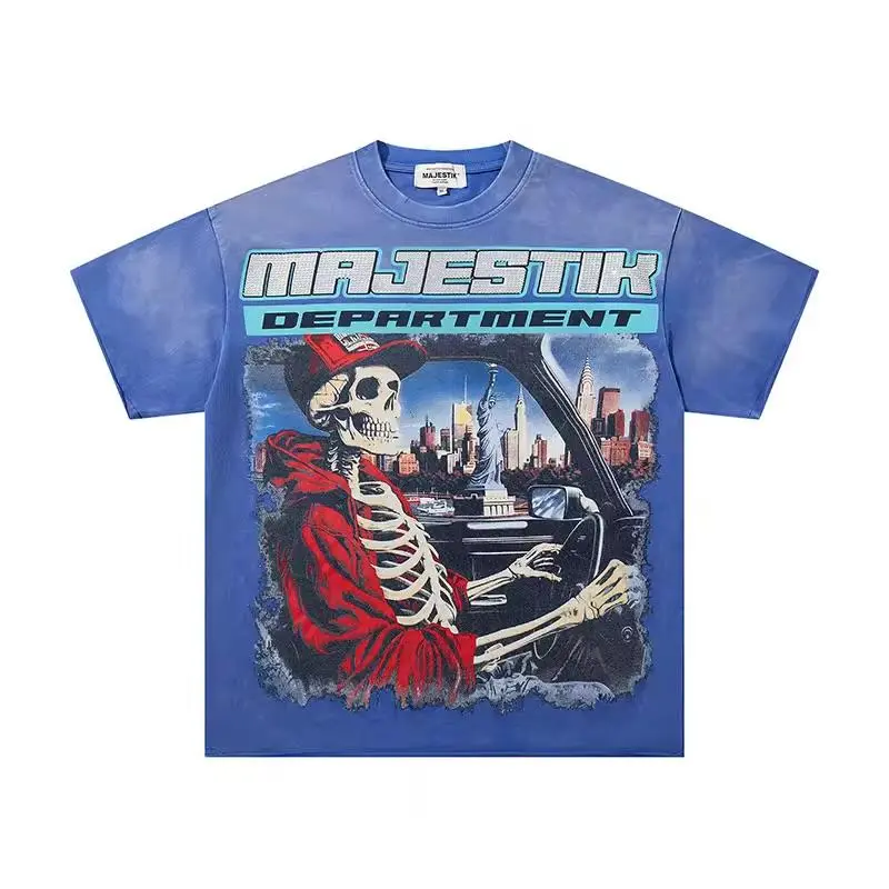 Majestik Men's Casual Tees - Menswear Essential for Daily Wear
