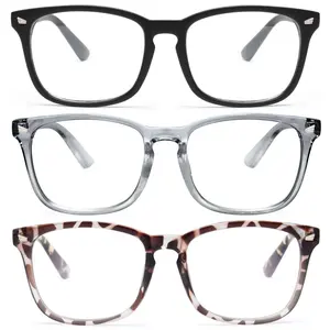 Trendy Blue Light Blocking Glasses for Women & Men |   Anti Eye Strain for Gaming & Computer Work