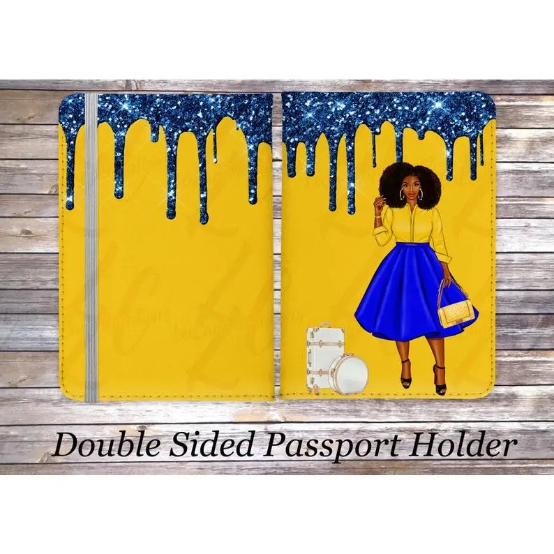Sigma Gamma Rho Inspired Passport Holder & Luggage Tag Set