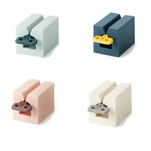 2pcs Home Plastic Toothpaste Tube Squeezer Household Lazy Rolling Holder Clip-on Bathroom Accessories Cleanser Press Dispenser Device Toothpaste Squeezers