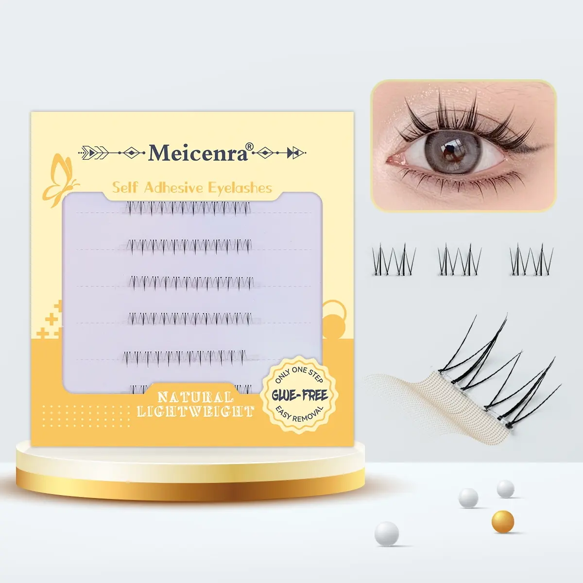 Self-Adhesive False Eyelashes,bottom eyelash, Lightweight Design, Easy to Use, Perfect for Daily Wear & Special Occasions, Lower Lash Extensions