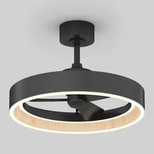 Alton 24 in. LED modern ceiling fan 3 speeds - with remote