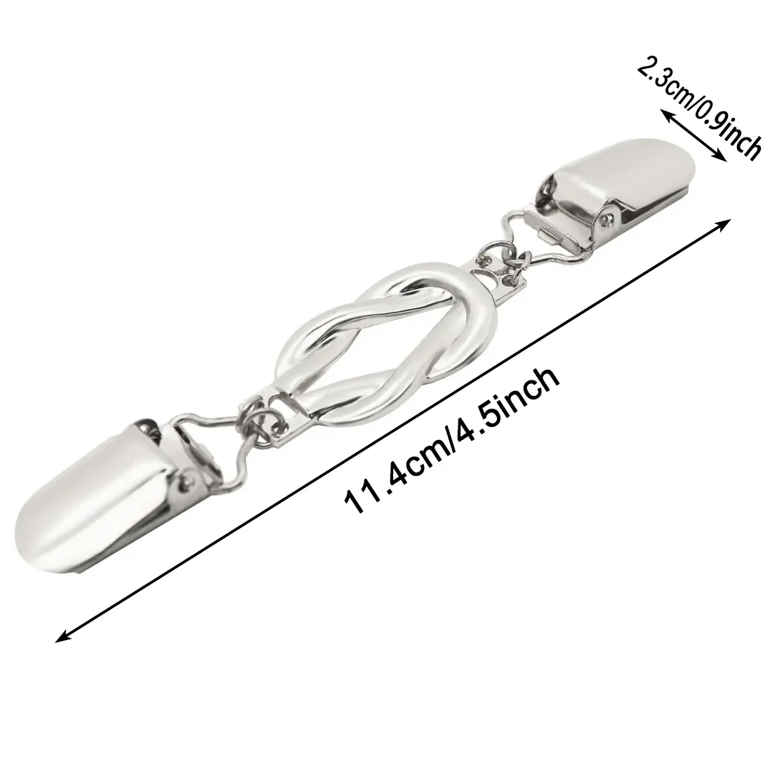 Bewudy 3 stuks cinch clips voor kleding, vintage vest en sjaal clips voor vrouwen