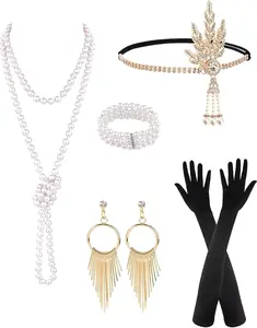 1920s Accessories for Women,   Flapper Dress Accessories Fashion Roaring 20s Costume for Women