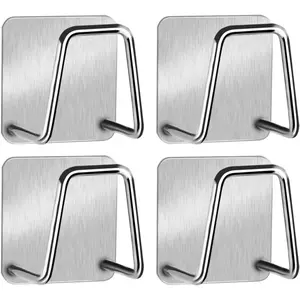 Sponge Holders for Kitchen Sink Adhesive Sponge Holder Sink Caddy Stainless Steel Rust Proof Waterproof, Quick Drying ﻿