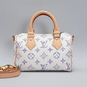 Pre-owned Louis Vuitton pvc Shoulder Bags Speedy 20 Multicolor shoulder bag BGP205883