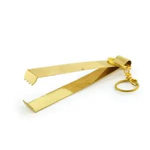 Brass Charcoal Tongs 5.5"
