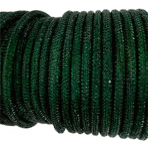 Emerald Corded Rhinestone Rope