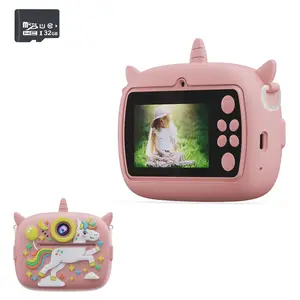 Kids Instant Photo Printer Digital Camera Toy Set with Printing Paper & Lanyard, Perfect Christmas Birthday Gift for Girls Boys Ages 3-12