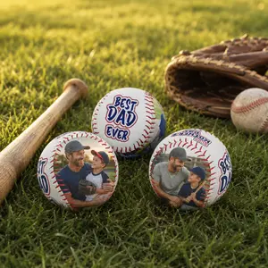 Custom Baseball for Dad, Personalized Father's Day Gift, Coach Dad Gift, Dad Keepsake Ball-Production time: 10 - 14 days