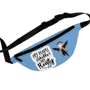 Castiel “My People Skills Are Rusty” Fanny Pack – Supernatural-Inspired Waist Bag